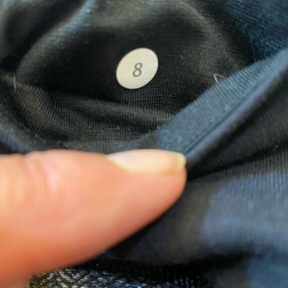 Lululemon Wunder Under Heathered Low-Rise Crop Leggings Women Size 8 - Picture 9 of 9